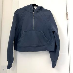 Scuba Oversized Half-zip Hoodie